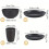 16-Piece Melamine Dinnerware Set – Solid Colour, 3