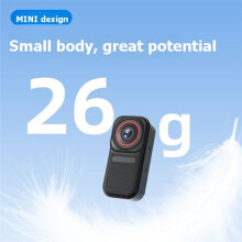1.47inch Thumb Action Camera Stabilized Recorder Magnetic 1080p 1200w Xhest-Mounted Portable Vlog Pocket Camera Black