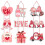 Décoration de porte en forme de cœur pour la Saint-Valentin 4