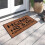 Xubond welcome door mat polyester black 4