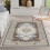 Abstract Persian Carpet 40x60cm Polyester Floor Mat 5