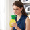 Plastik-Kaffeebecher mit Ananas-Design, 12 oz (ca. 355 ml) 4