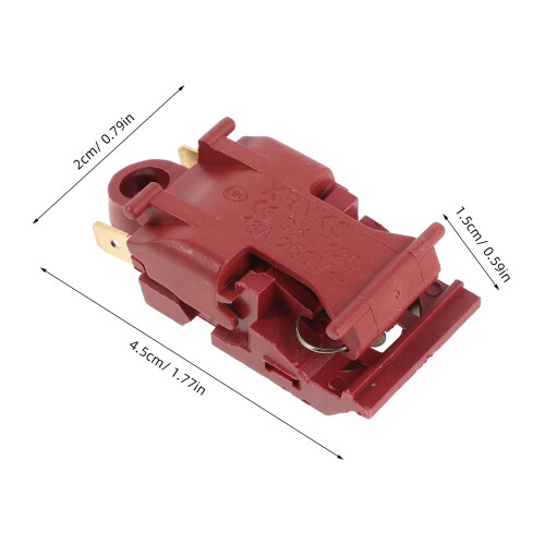 6Pcs Dark Red Electric Kettle Thermal Cutoff Switch Easy Install 1