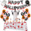 Σετ μπαλόνια Xinhuaya για το Halloween από λάτεξ και αλουμινόχαρτο 52 τεμάχια 1