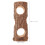 2Pcs Solid Wood Hamster Tunnel Hideout Natural Small Animal Hideaway 2