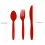 Flybaeast party tableware set paper plates napkins forks 3