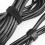 50pcs Cable Ties 20cm Black Reusable Hook and Loop Straps for Cable Management 3