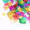Multiformede glitterpailletter 30 g blandede farver 3