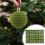 Flocked Christmas Baubles 6cm Brown 12-Pack 4