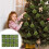 Flocked Christmas Baubles 6cm Brown 12-Pack 5
