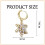 Christmas Tree Earrings Women Micro-inlaid Zircon Silver 5