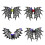 Halloween bat costume with LED lights, one piece 4