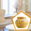 Ceramic ginger jar vase with lid 800ml yellow 3
