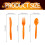 Halloweenpumpa Pappersmuggar och Tallrikar Set 2