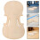 Light Brown Violin Luthier Top Piece Wood for DIY Craft Projects 5
