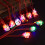Festlig LED-julehalskæde med 20 lysende lys 5