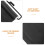 Temporary PVC Window Shade with Strong Suction Cups for Home Use 5