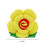 Yellow Rose Plush Pillow 30x30cm Short Plush 3