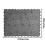 Nappe d'Halloween rectangulaire en polyester noir et dentelle 2