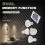 4pcs Gu10 Bulbs and 1remote Control with Memory Function 17colors Changeable Spot Ligh 4dynamic Lighting Modes Spotlight 5