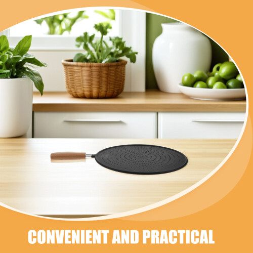 Multifunctionele Keuken Spatdeksel Met Hittebestendig Silicone 2