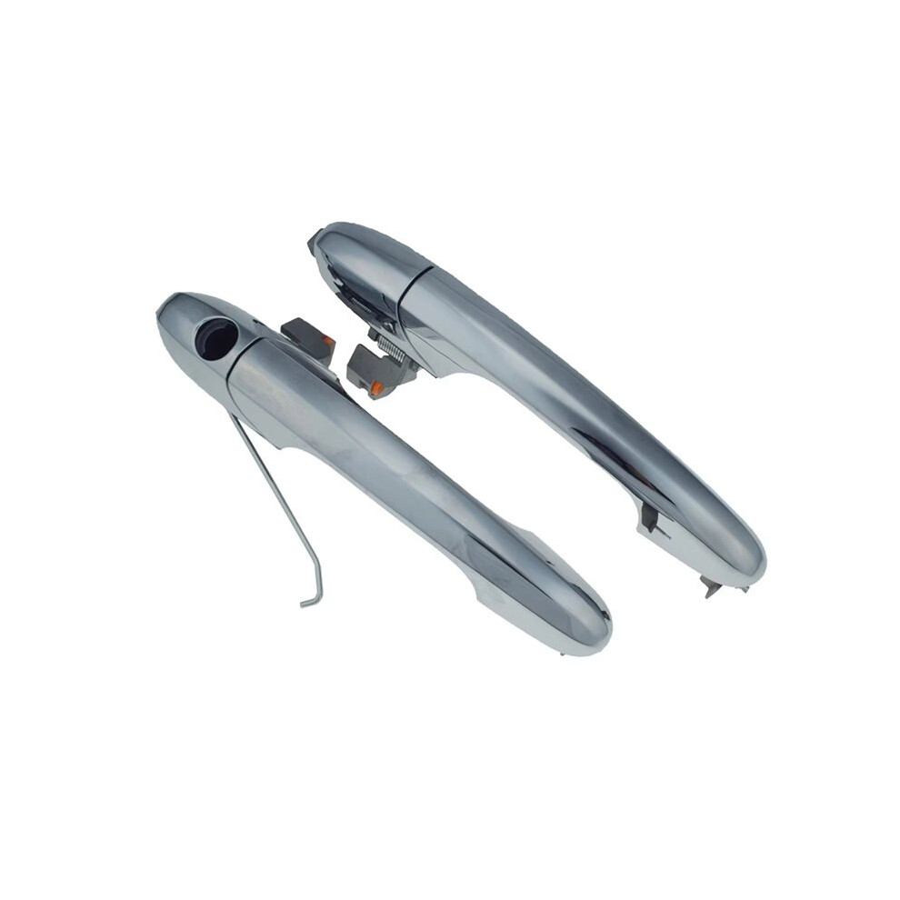 1Pair 735451696 735592024 Front Left Right Chrome Outside Door Handle For 500 147 735485875 735592028 4712662736710