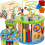 Wooden educational cube Kruzzel 24670 1