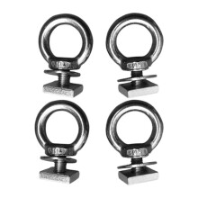 4 Pcs Heavy Duty Eye Bolt Tie Down Rings M8 Thread Dia for Roof Racks & Boxes