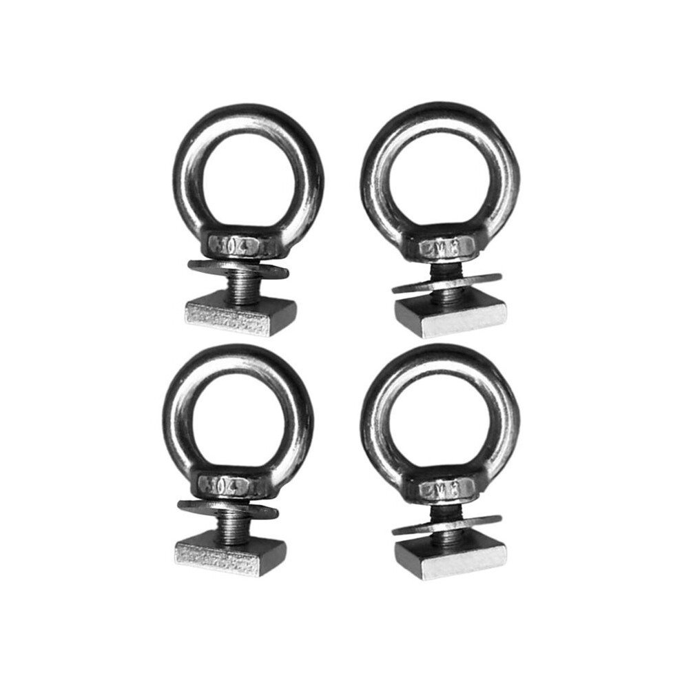 Photos - Car Service Station Equipment 4 Pcs Heavy Duty Eye Bolt Tie Down Rings M8 Thread Dia for Roof Racks & Boxes