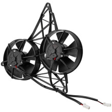 Motorcycle Radiator Cooling Fan W/ Bracket 2VA58-A101-46A 26724-04 for V-Rod 2004-2013