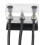 600A Bus Bar 3-Stud M10 High Current Copper Terminal Block with Cover for  12-48V 6
