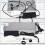 Reusable Nylon Cable Organizer Straps 50 Pack Adjustable Hook and Loop Ties for Quick Wire Management 3