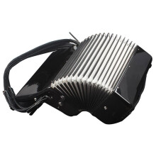 Leather Accordion Strap Waterproof Adjustable 16 Bass-120 Bass Accordion Universal Shoulder Strap (Black)