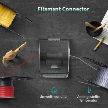 SUNLU FC01 Conector de Filamento para Filamento 3D 1,75 mm PLA / ABS / PC / PCL / PA / PETG Fusion Splicer Acessórios para Impressora 3D