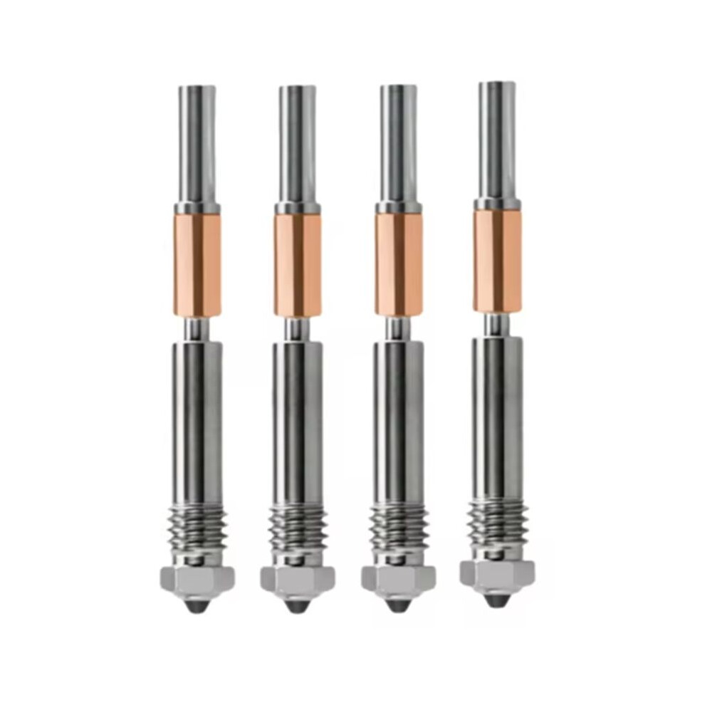 4Pcs Printing Parts For Hotend For P1p X1c P1s X1 X1e V4.0 Upgrade Hot End Print 3D Printing Parts 0.8Mm 4713300069092