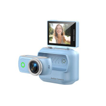 Sports Camera 1080P Clear Recording VLOG Recorder Flip Screen Anti Shake Student Travel Camera Portable A