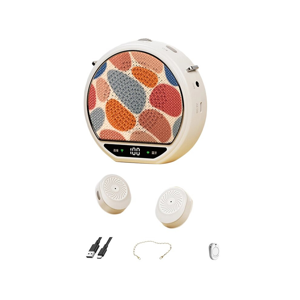 Wireless Voice Amplifier With Bt 5.4 Portable Lavalier Microphone Dsp Noise Reduction For Teaching, Meeting, Speeches 6032603758709