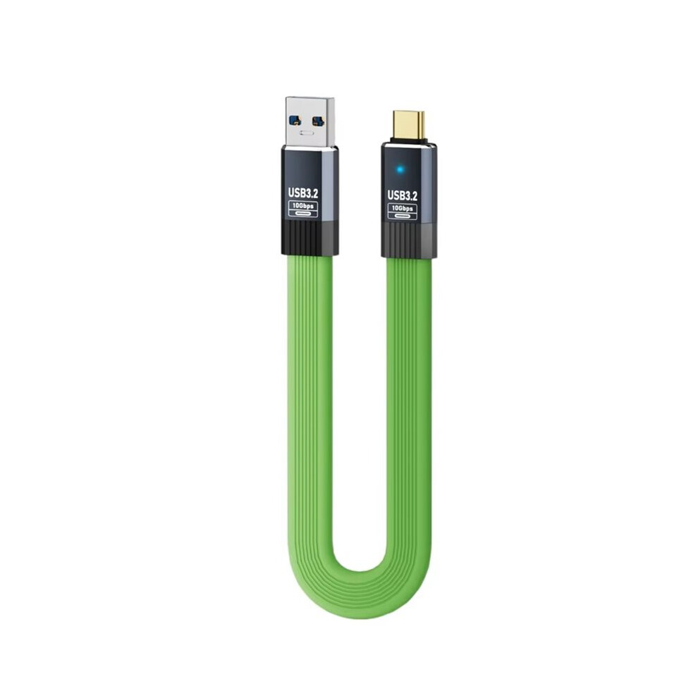 Male To Male Usb3.2 Type-A To Type-C Cable Fast Charging 36W Data Flexible 20Cm Usb-A To Usb-C Cord Hdd Box C 4714239779762