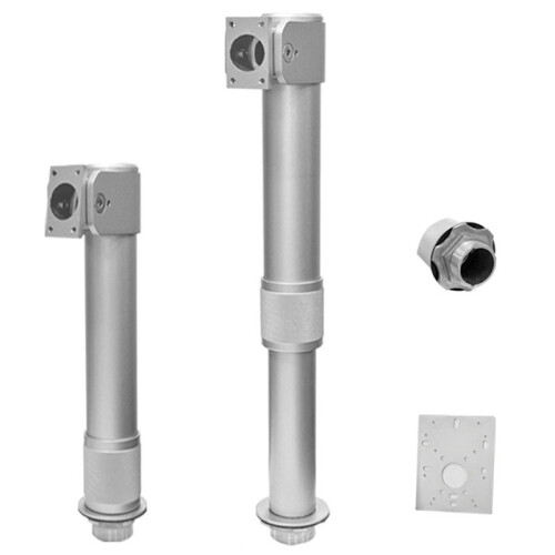 Base Universale per il Riconoscimento Facciale per Tornelli, Regolabile e Telescopica.