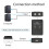 USB2.0 Printer Sharing Device 2 in 1 Out Printer Sharing Device 2-Port Manual KVM Switching Splitter Hub Plug and 8
