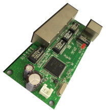 Contact Port Module PCBA Motherboard 5-Port Gigabit Module LED 5 Port 10/100/1000 M