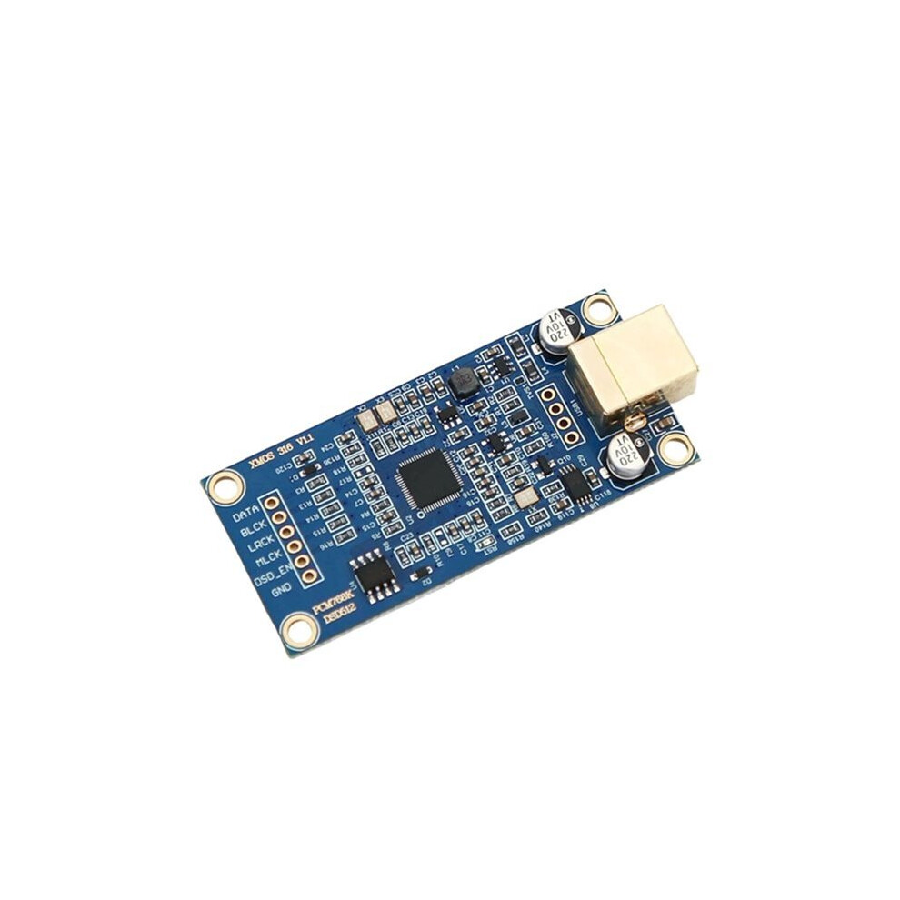 Xmos Xu316 Usb Digital Interface Dsd512 Amanero Subcard Plated 4 Layer Pcb Gold 6031665794038