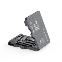 TF Memory Card Reader with 8 Slots TF-Styled Memory Card Storage Case Supports USB Type-C and USB Compatible