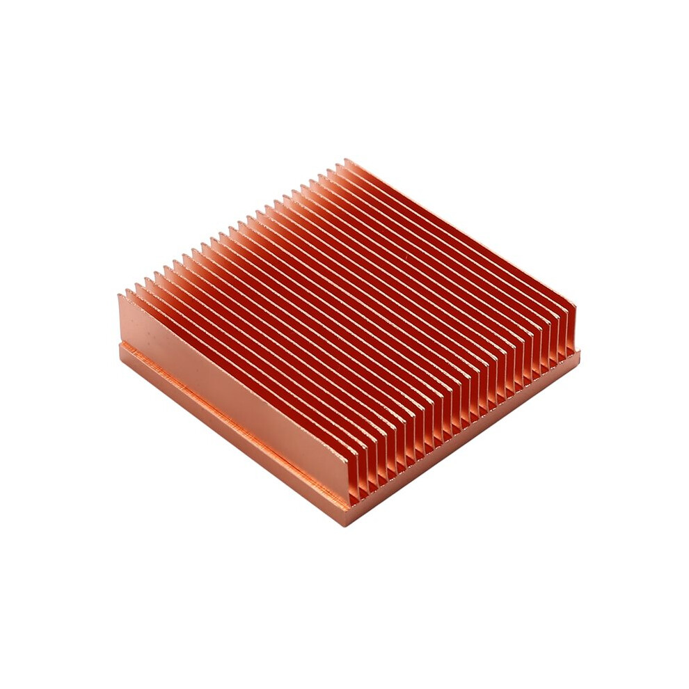 40X40x11mm Pure Copper Heatsink Skiving Fin Diy Heat Sink Radiator For Electronic Chip Ic Cooling Cooler 6032048568505