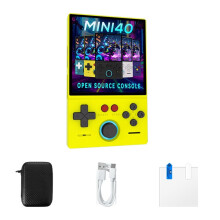 MINI40 Consola de Juegos Retro de 4,0 Pulgadas Sistema Linux de Código Abierto Soporte para Más de 22000 Juegos Más de 30 Emuladores con Tarjeta de
