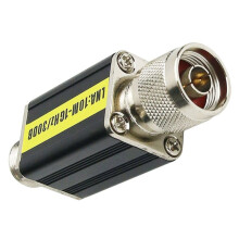 N-Typ med Matningsförstärkare LNA 10M-1GHZ 30DB Lågbrusig RF-Effektförstärkare för AMI-Radio FM VHF