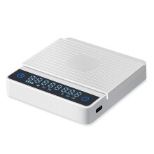 Italian Espresso Coffee Electronic Scale Portable Hand-Brewed Coffee Bean Scale with Timing Weighing Device W