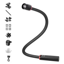 LED Light for Macro Photography 4W Spot Lamp IP54 Waterproof Bendable Arm Adjustable Angle 1830Lux CRI95