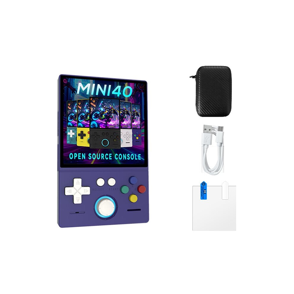 Mini40 Open-Source Game Console 4.0Inch Ips Screen 18000+ Games 30+ Emulator Portable Retro Game Console With 64G Card B 6032010386441