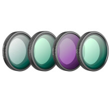 Für  für Osmo  Licht- und Schattenfilter-Objektivset Sportkamera 1/4 Schwarzer Nebel + CPL + ND16 + UV-Schutzfilter-Kit